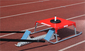 SAN18-S0566 (training collapsible sled with waist belt for a start from starting blocks) 