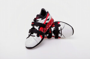 WL9501R (weightlifting shoes, white-red)
