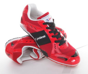 Polanik spikes for long and middle distances, red-black, model P2101BP