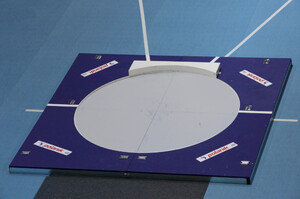 SP0319 (portable shot put throwing circle with toe board)
