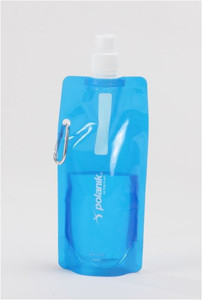 Flexible water bottle, BPA free 480 ml, blue