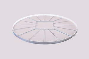 S-243_DT (Competition shot put circle ready for drainage and tie-down box set)