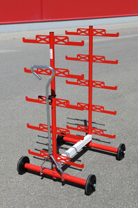 BR22-10-W (Rack for competition starting blocks on wheels)